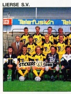 Figurina Team - Football Belgium 1992-1993 - Panini