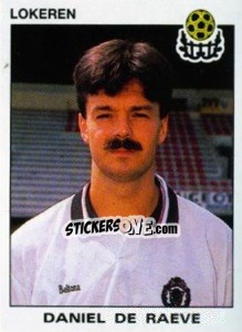 Sticker Daniel de Raeve - Football Belgium 1992-1993 - Panini