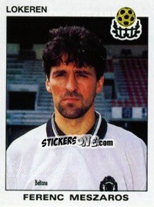 Sticker Ferenc Meszaros - Football Belgium 1992-1993 n. 228 - Panini