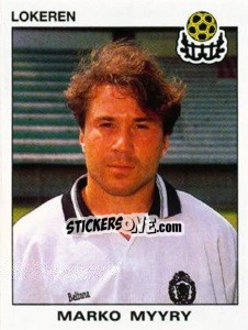 Figurina Marko Myyry - Football Belgium 1992-1993 - Panini