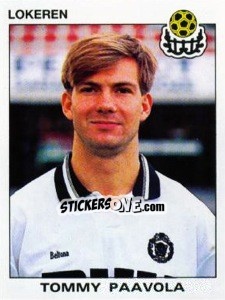 Sticker Tommy Paavola - Football Belgium 1992-1993 - Panini