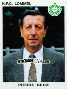 Cromo Pierre Berx - Football Belgium 1992-1993 - Panini