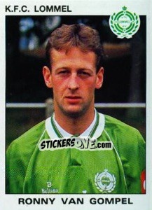 Sticker Ronny van Gompel - Football Belgium 1992-1993 - Panini