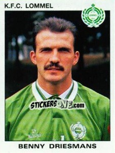 Cromo Benny Driesmans - Football Belgium 1992-1993 - Panini