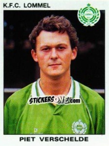 Sticker Piet Verschelde - Football Belgium 1992-1993 - Panini