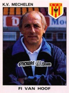 Sticker Fi van Hoof - Football Belgium 1992-1993 - Panini