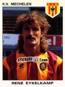 Figurina Rene Eijkelkamp - Football Belgium 1992-1993 - Panini