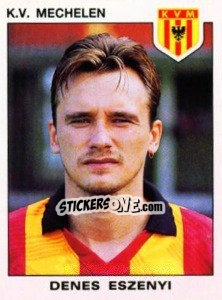 Figurina Denes Eszenyi - Football Belgium 1992-1993 - Panini