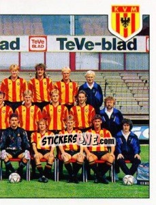 Sticker Team - Football Belgium 1992-1993 n. 272 - Panini