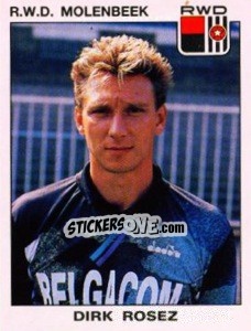 Cromo Dirk Rosez - Football Belgium 1992-1993 n. 273 - Panini