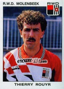 Sticker Thierry Rouyr - Football Belgium 1992-1993 n. 280 - Panini