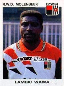 Sticker Lambic Wawa - Football Belgium 1992-1993 n. 286 - Panini