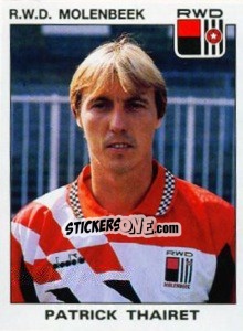 Figurina Patrick Thairet - Football Belgium 1992-1993 - Panini