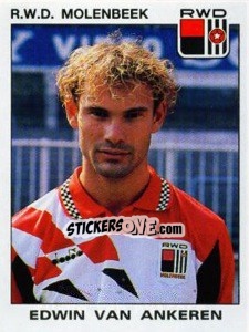 Sticker Edwin van Ankeren - Football Belgium 1992-1993 - Panini