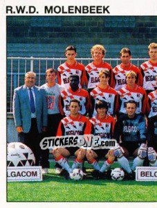 Sticker Team - Football Belgium 1992-1993 n. 289 - Panini