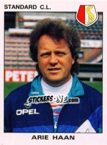 Sticker Arie Haan - Football Belgium 1992-1993 n. 296 - Panini