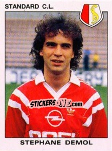 Sticker Stephane Demol - Football Belgium 1992-1993 - Panini