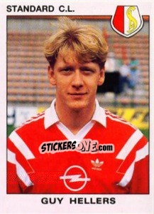 Sticker Guy Hellers - Football Belgium 1992-1993 - Panini