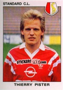 Sticker Thierry Pister - Football Belgium 1992-1993 n. 299 - Panini