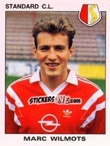Sticker Marc Wilmots - Football Belgium 1992-1993 - Panini