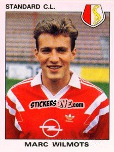 Sticker Marc Wilmots - Football Belgium 1992-1993 n. 301 - Panini
