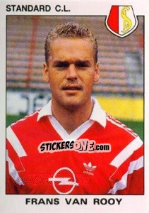 Cromo Frans van Rooy - Football Belgium 1992-1993 - Panini