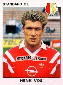 Sticker Henk Vos - Football Belgium 1992-1993 n. 304 - Panini