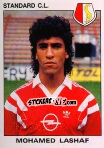 Sticker Mohamed Lashaf - Football Belgium 1992-1993 - Panini