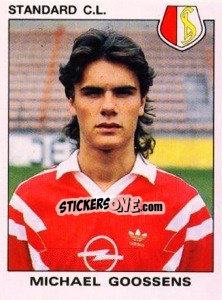 Sticker Michael Goossens - Football Belgium 1992-1993 - Panini