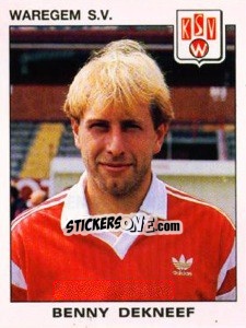 Sticker Benny de Kneef - Football Belgium 1992-1993 n. 312 - Panini