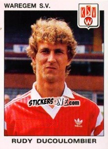 Sticker Rudy Ducoulombier - Football Belgium 1992-1993 - Panini