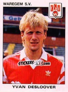 Sticker Yvan Desloover - Football Belgium 1992-1993 n. 315 - Panini