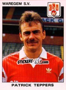 Sticker Patrick Teppers - Football Belgium 1992-1993 n. 318 - Panini