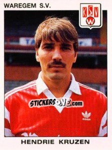Sticker Hendrie Kruzen - Football Belgium 1992-1993 - Panini