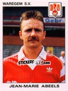 Cromo Jean-Marie Abeels - Football Belgium 1992-1993 - Panini