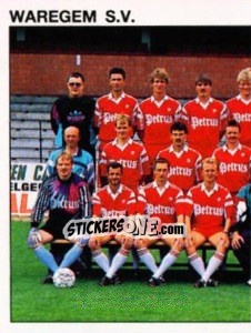Sticker Team - Football Belgium 1992-1993 n. 325 - Panini