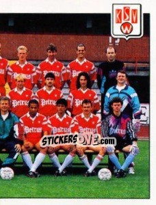 Sticker Team - Football Belgium 1992-1993 n. 326 - Panini