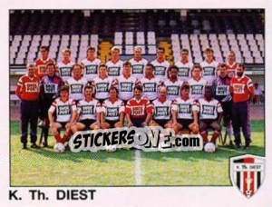 Sticker Team - Football Belgium 1992-1993 n. 331 - Panini