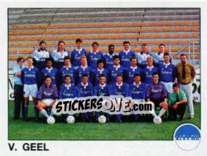Sticker Team - Football Belgium 1992-1993 n. 335 - Panini