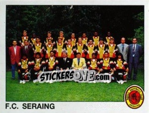 Sticker Team - Football Belgium 1992-1993 n. 343 - Panini