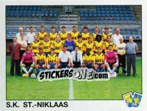 Sticker Team - Football Belgium 1992-1993 n. 344 - Panini