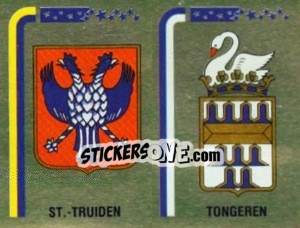 Sticker Badge St-Truiden / Badge Tongeren - Football Belgium 1992-1993 - Panini