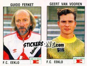 Figurina Guido Ferket / Geert van Vooren - Football Belgium 1992-1993 - Panini