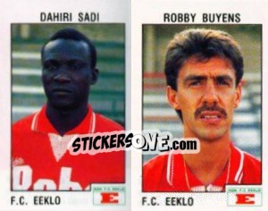 Figurina Dahiru Sadi / Robby Buyens - Football Belgium 1992-1993 n. 373 - Panini