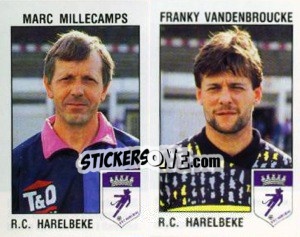 Cromo Marc Millecamps / Franky Vandenbroucke