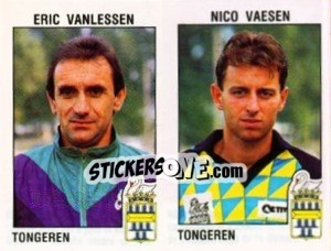 Figurina Eric Vanlessen / Nico Vaesen - Football Belgium 1992-1993 n. 429 - Panini