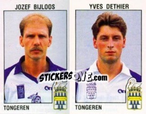 Cromo Jozef Bijloos / Yves Dethier - Football Belgium 1992-1993 - Panini