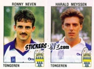 Figurina Ronny Neven / HaraldMeyssen - Football Belgium 1992-1993 n. 432 - Panini