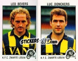 Figurina Leo Bevers / Luc Donckers - Football Belgium 1992-1993 n. 442 - Panini