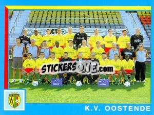 Figurina Team - Football Belgium 1999-2000 - Panini